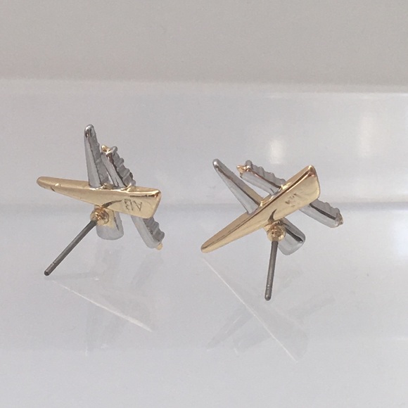 🆕Alexis Bittar Plaid Post Stud Earrings Shards - Picture 6 of 6